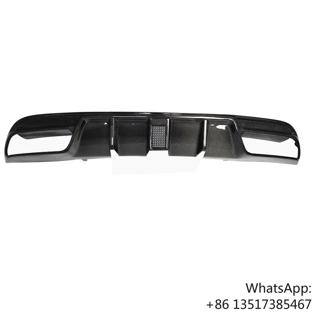 Diffusore Posteriore in Fibra di Carbonio Stile SD per Mercedes Benz W205 C63 C43 4 Porte 2015-20