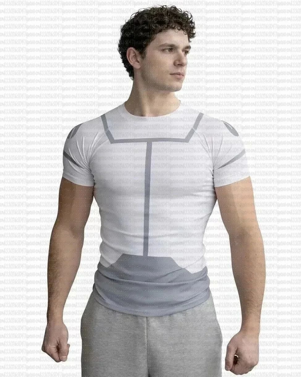 Maglietta Rash Guard a Maniche Corte per Uomo e Donna, Cosplay Invincibile Viltrumite 2026, per BJJ, Immersioni, Palestra e Arti Marziali