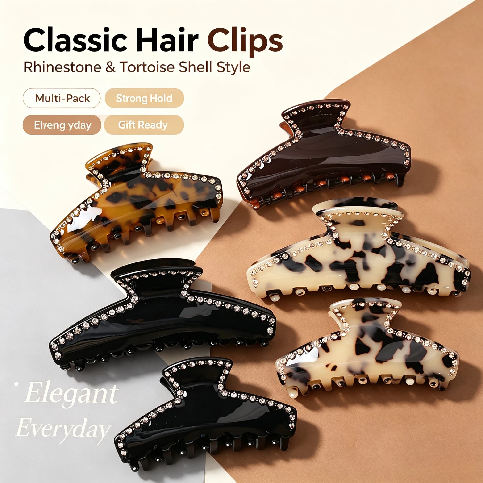 Cross-border acetic acid Xiaoxiangfeng grab clip, large temperament disc hair grab clip, acetic acid back head hairpin disc hair grab clip