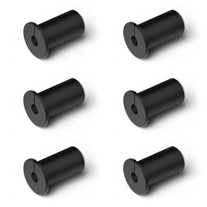 SEWS-6PCS Guarnizioni da parete da 3/4 pollici per cavi Ethernet, kit di passacavi con foro di diametro 19 mm
