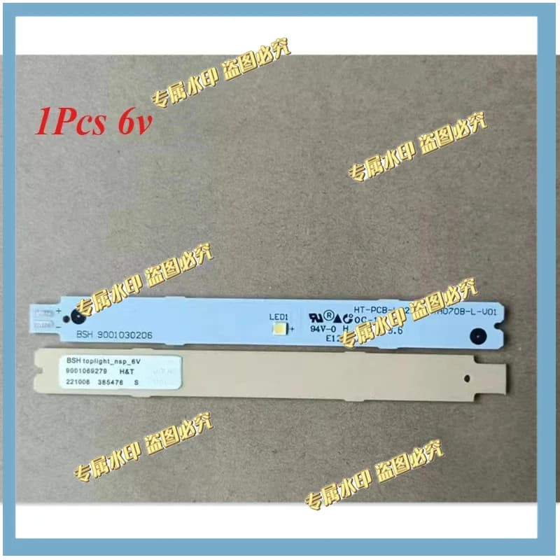 ZOCI-1pcs Refrigerator Strip Light Replacement for Siemens Bosch BSH 9001030206 A1 6V Refrigerator LED Light Bar