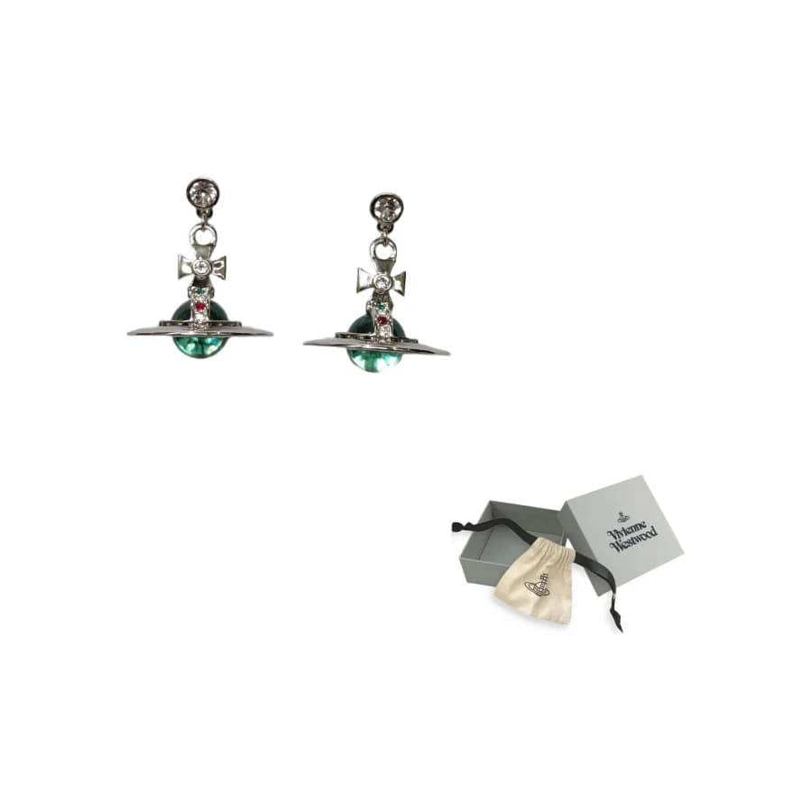 Orecchini a Perno Vivienne Westwood Unisex in Argento 6202011202P181-CN001