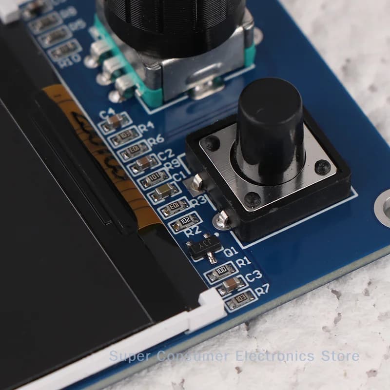 1,8-2.4" TFT display with high quality SPI interface with EC11 rotary encoder for Arduino