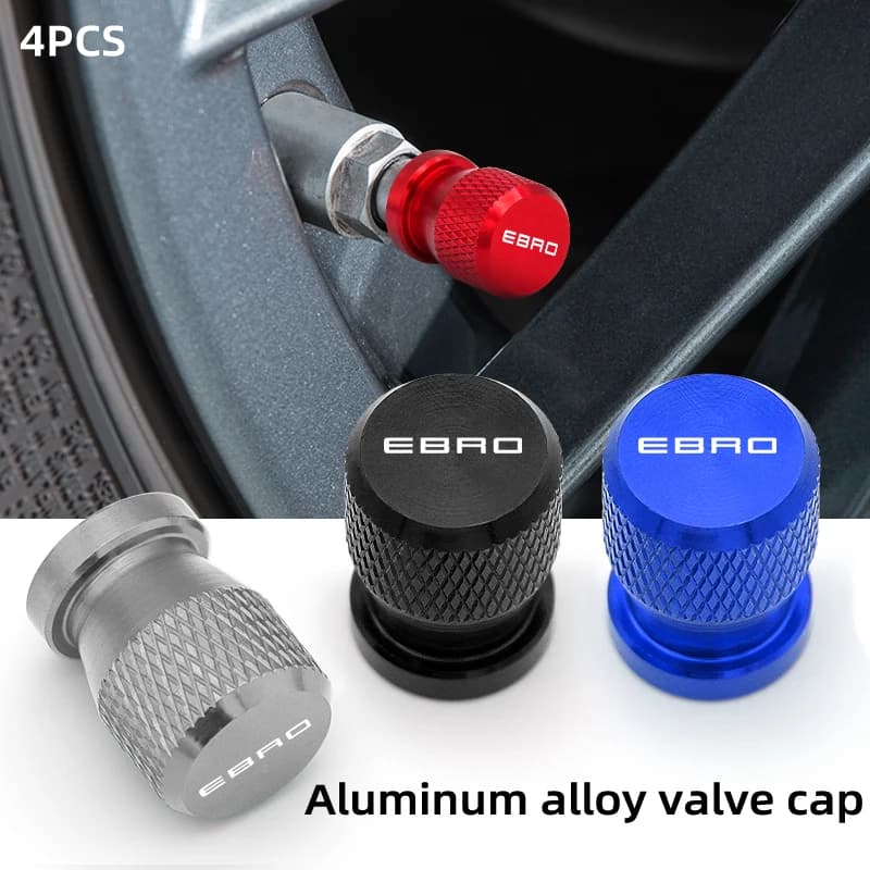 4 Pieces Pneumatic Car Valves Waterproof Dustproof, For EBRO S400 S700 S800 2025, Car Decoration Waterproof Dustproof