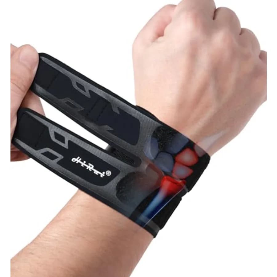 Wrist Brace Wrist Wrap for TFCC Tears, Ultra-thin Compression Wrist Strap Wrist Support for Workout Basketball Tennis Weightlif
