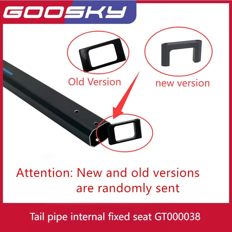 GOOSKY S2 Pezzi di ricambio per elicotteri RC Tubo di scappamento sedile fisso interno GT000038