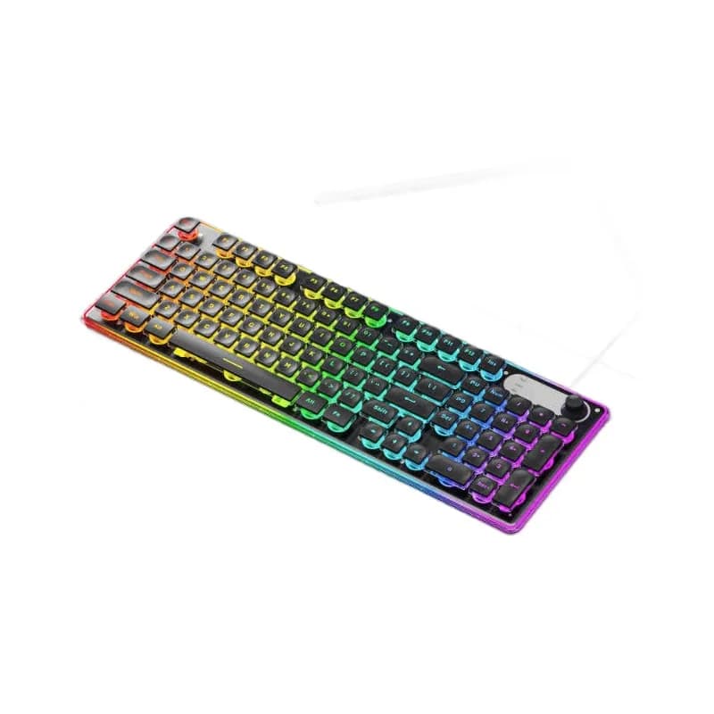 Wired silent keyboard, high value mechanical sensation, backlight, tablet, laptop, typing, office