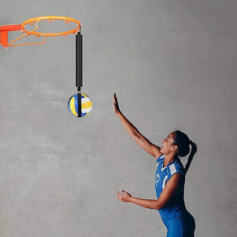 Cintura Regolabile per Allenamento di Pallavolo, Attrezzatura per Pratica di Servizio Individuale, Corda di Rimbalzo per Pallavolo Indoor e da Spiaggia
