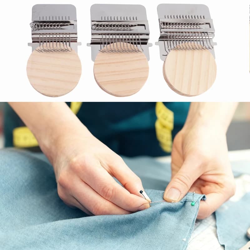New portable weaving machine to repair holes in socks, clothes and jeans, knitted fabric kit, tool kit for quick repairs