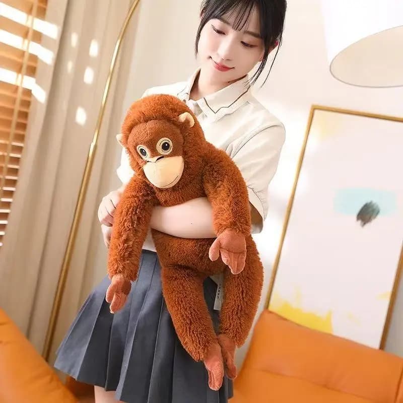 Nuovo Peluche Realistico Kawaii Gorilla 2026, Scimmia con Braccia Lunghe, Cartone Animato, Cuscino Animale Imbottito, Giocattolo Creativo, Regalo di Compleanno