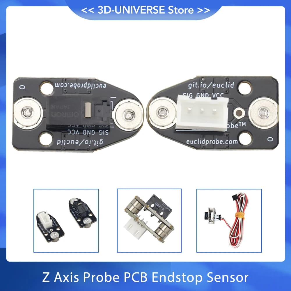 24V Euclid Klicky Z Axis Probe PCB Endstop Sensor D2F-5 per Voron 2.4 Trident 3D Printer V-Core 3.0 Ender Railcore