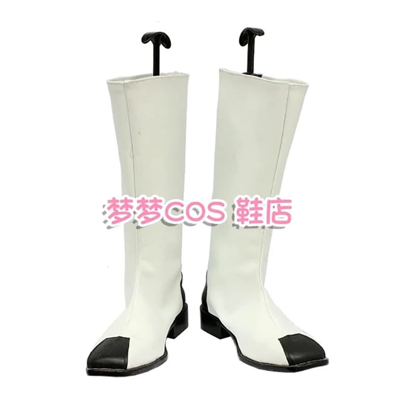 Gundam SEED Zaft Cosplay Shoes White Leather Boots Hand Made Custom-made For Halloween Christmas