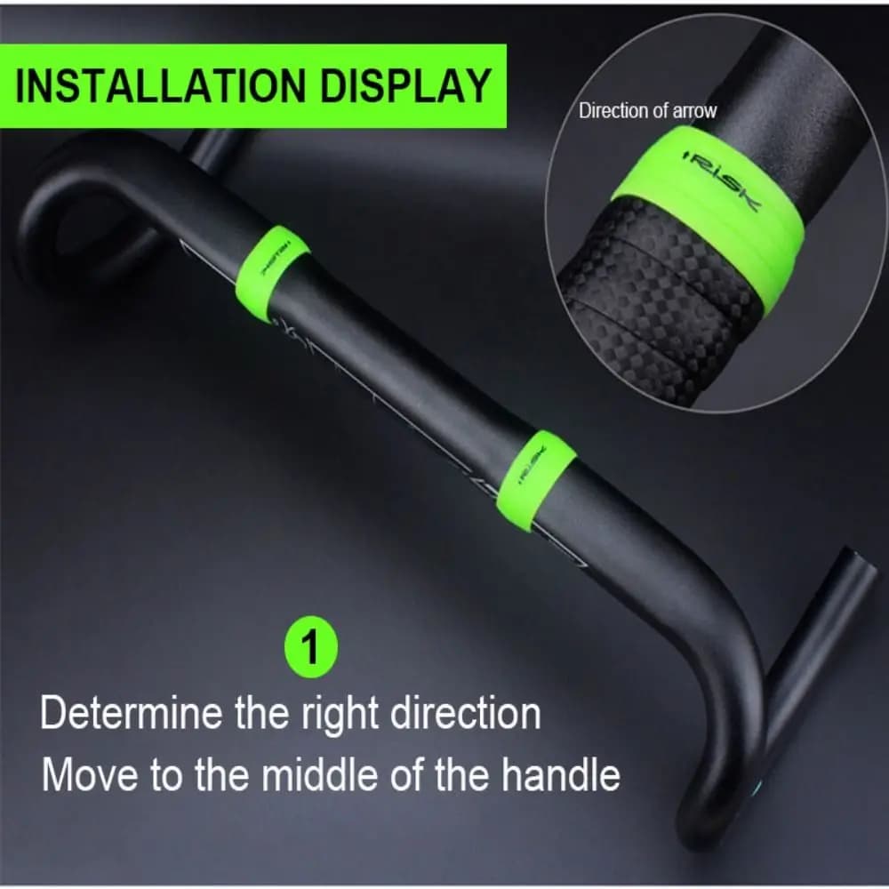 Non-Sleeve Handlebar Tape Plug Fixed Ring Anti-skip Anti-jump Bicycle Handlebar Tape Fixed Waterproof Road Bike Fixing Belt