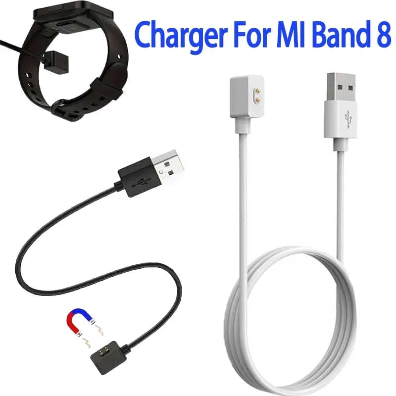 Caricatore USB per Xiaomi MI Smart Band 10 9 8 Pro Active, Stazione di Ricarica Portatile a Ricarica Rapida per MI Band 8 Active