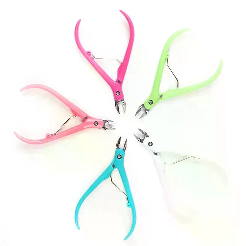 ABS Handle Nail Clippers Toenail Cutters Nail Art Cuticle Nipper Clipper