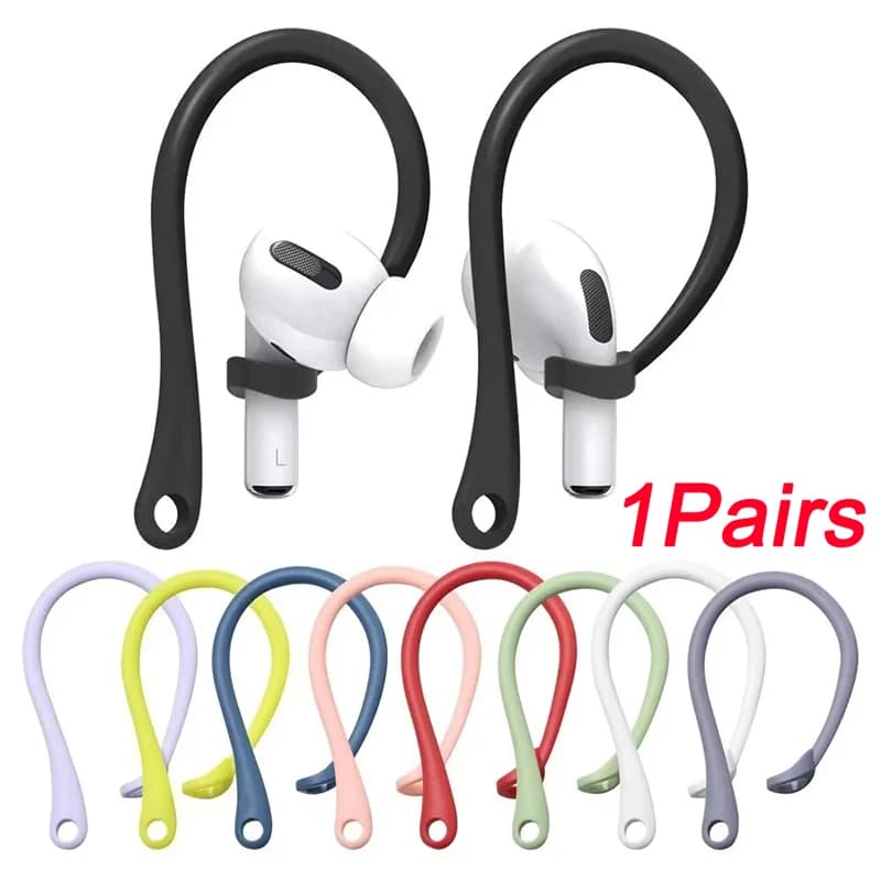 Ganci per le orecchie in silicone per Apple AirPods 4 Pro 2 1 Accessori Supporto per auricolare Bluetooth anticaduta per Galaxy Buds 3 Ganci per le orecchie sportivi
