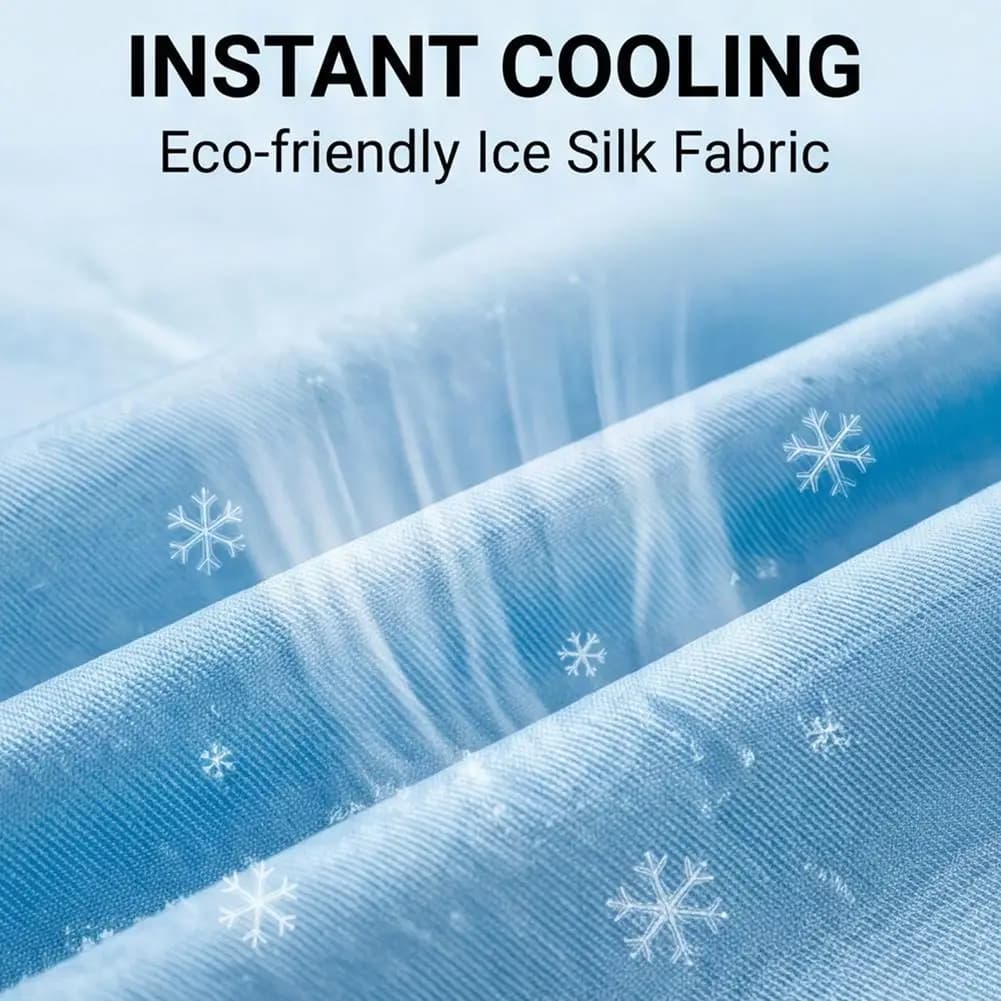Pet Cooling Gel Pad Dog Coolpad Summer Ice Silk Blanket Sofa Breathable Sleeping Mat,Self-Cooling Mat For Medium/Small Dogs