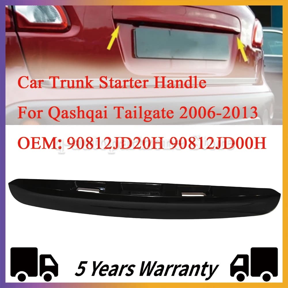 Auto Boot Posteriore Coperchio Trim Pannello Portellone Maniglia Della Porta Per Per Nissan Qashqai 2006-2013 90812JD00H 90812JD20H 90812JD40H