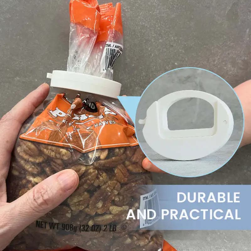 Household Multifunctional Bag Sealing Clips Reusable Heavy Duty Food Package Clamp for Kitchen Organization