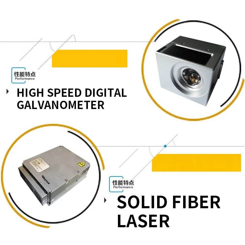 Portable laser marking machine, laser engraving machine, small laser encoding machine with metal QR pattern, plastic, wood