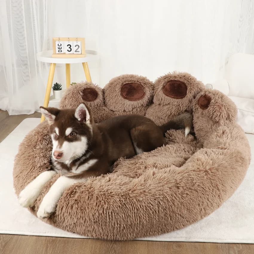 Leather Soft for Dogs, Winter Warm, Large, Pet Sofa Basket, Leather Mat, Cats and Cats Accessories, Bearing and Cover