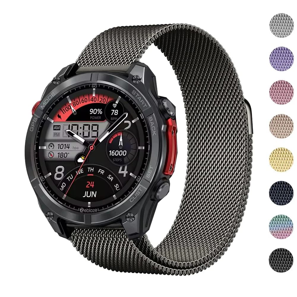 Loop Band per Zeblaze Stratos 4 Smartwatch Strap Bracciale magnetico in metallo in acciaio inossidabile per Zeblaze Stratos 4 Accessori
