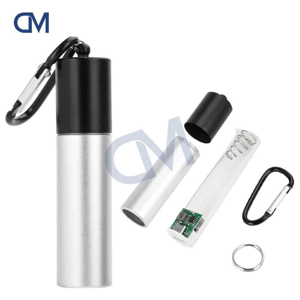 5V 2A 1x18650/21700 USB Tipo-C Custodia per caricabatteria FAI DA TE Power Bank Box per la ricarica elettronica del telefono Non compresa batterie
