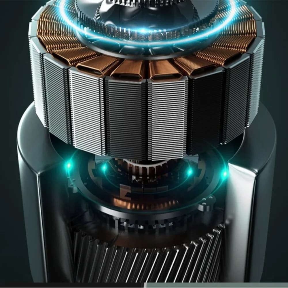 Mini Electric Razor with Digital Display, USB Rechargeable, Long Autonomy, Men's Rulebar, Birthday Gift