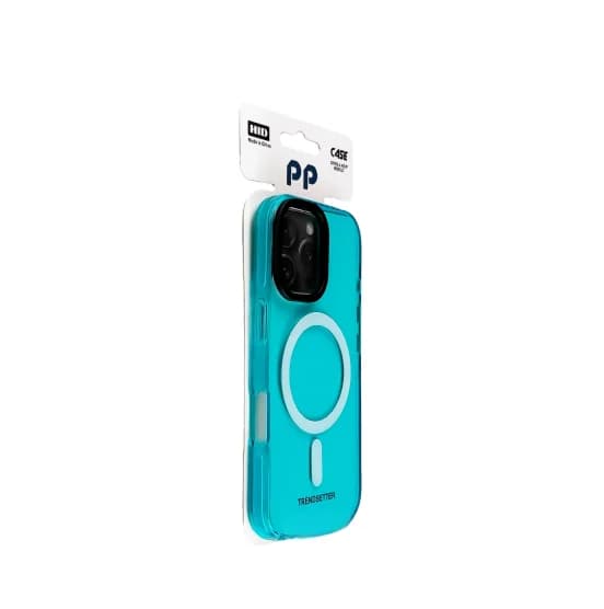 Per iPhone 17 Pro Max Custodia Hot Blue MagSafe Custodia protettiva antiurto trasparente in silicone compatibile con iPhone 16 15 14 13 12 11