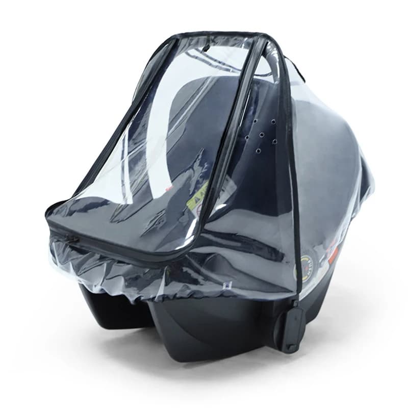 Copertura antipioggia per seggiolino di sicurezza per bambini materiale EVA cestino per neonati traspirante zanzariera per marsupio accessori per bambini