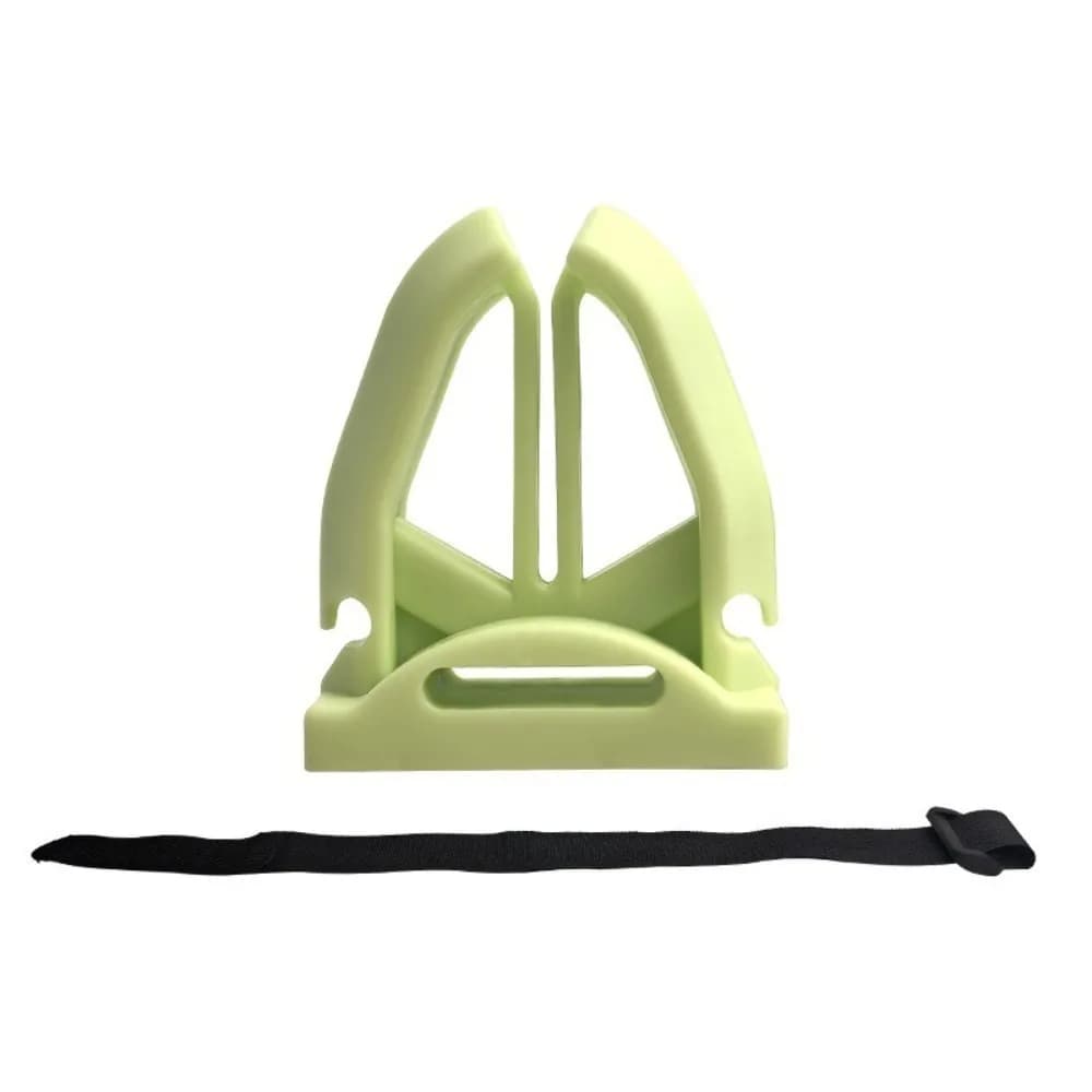 2 Pezzi Attrezzatura da Pesca, Portacanna da Pesca Portatile in Silicone a Forma di V con Cinghia, Supporto per Canna da Pesca, Organizzatore per Attrezzatura da Pesca Marina