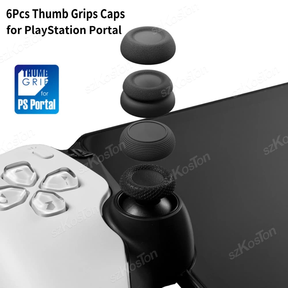 Cappucci per impugnature per pollice per PlayStation Portal Lettore remoto Copertura per joystick antiscivolo per accessori per console di giochi PlayStation Portal