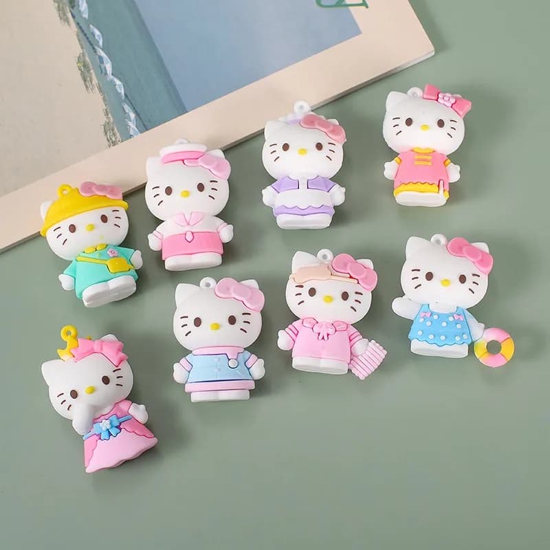Kitty Creative Cat Cute Cartoon Keychain Cartoon Doll Couple Bag Pendant Small Gift Wholesale Birthday Gift for Best Friends