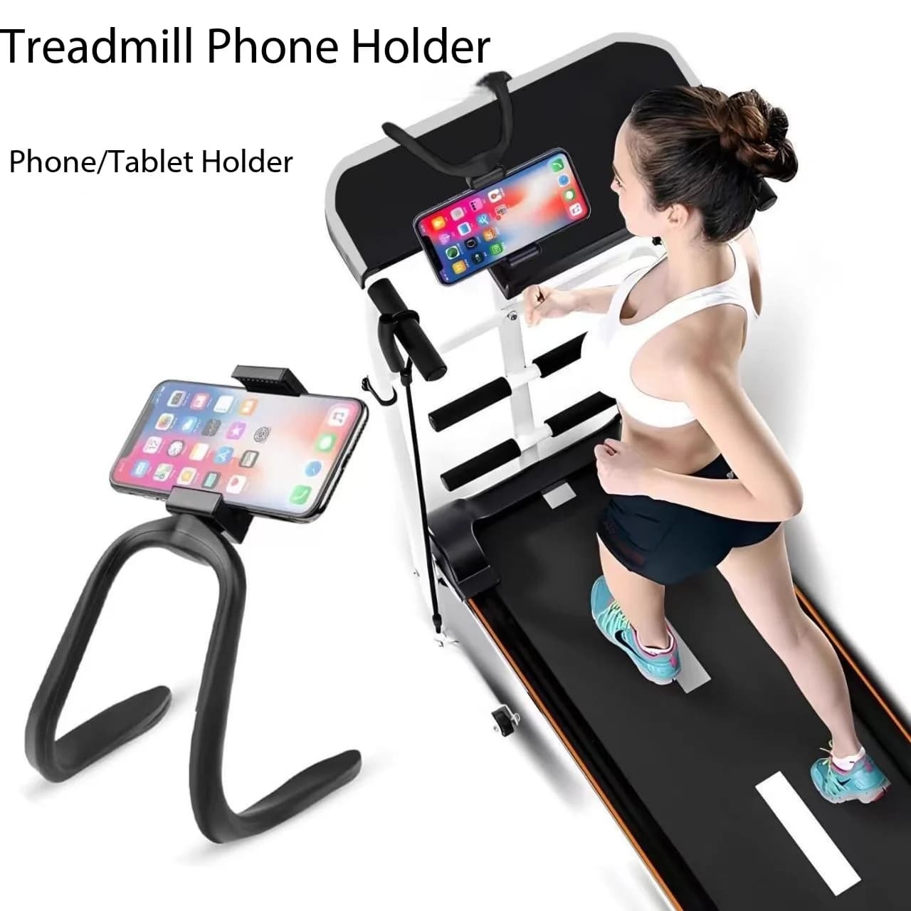 Supporto per cellulare da palestra, per lettino, flessibile, avvolgente, estensibile, multifunzione, per monitor neonato