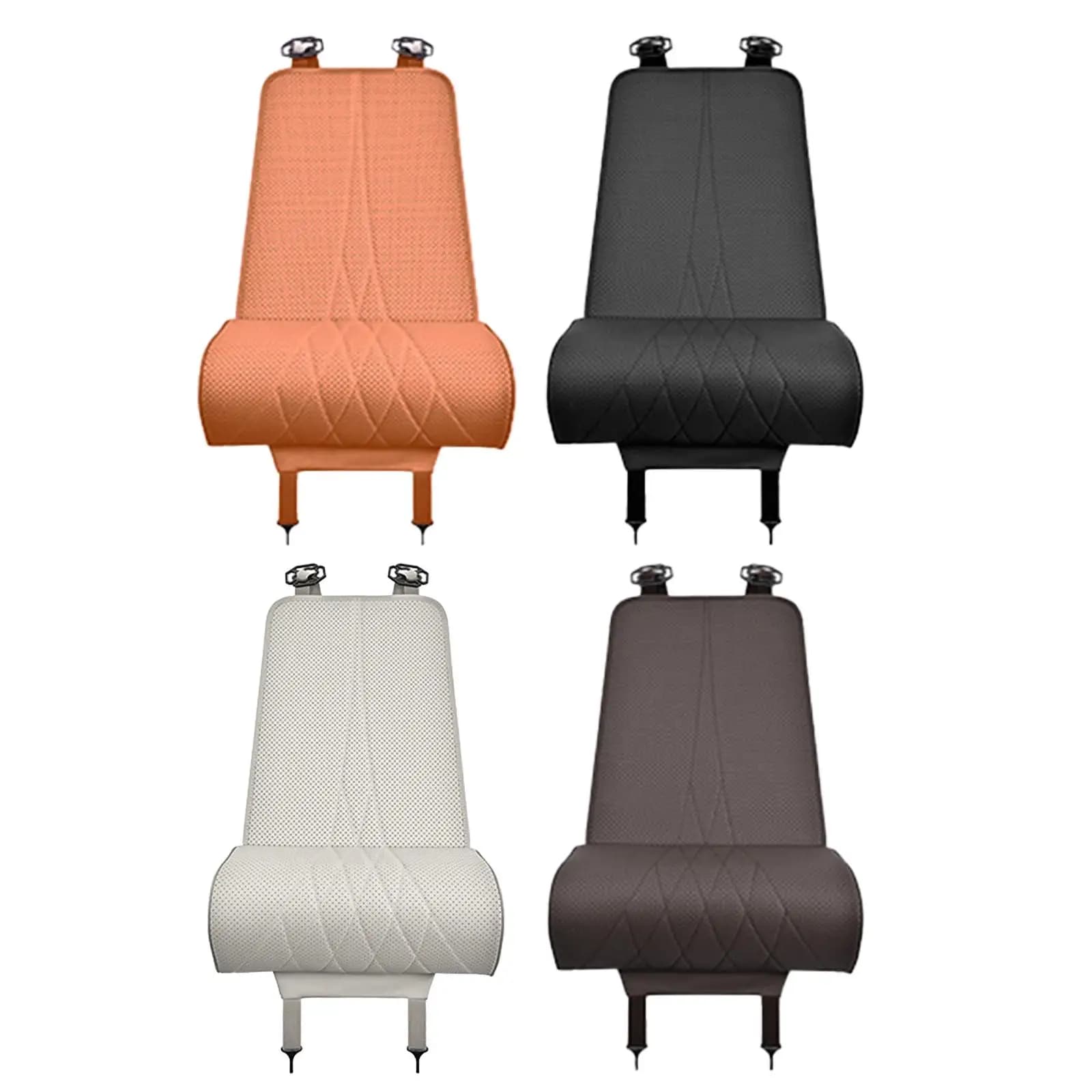 Cuscino Ergonomico per Supporto Gambe in Auto, Estensore Sedile in Pelle PU, Tappetino Allungabile per Lunghi Viaggi o Lavoro