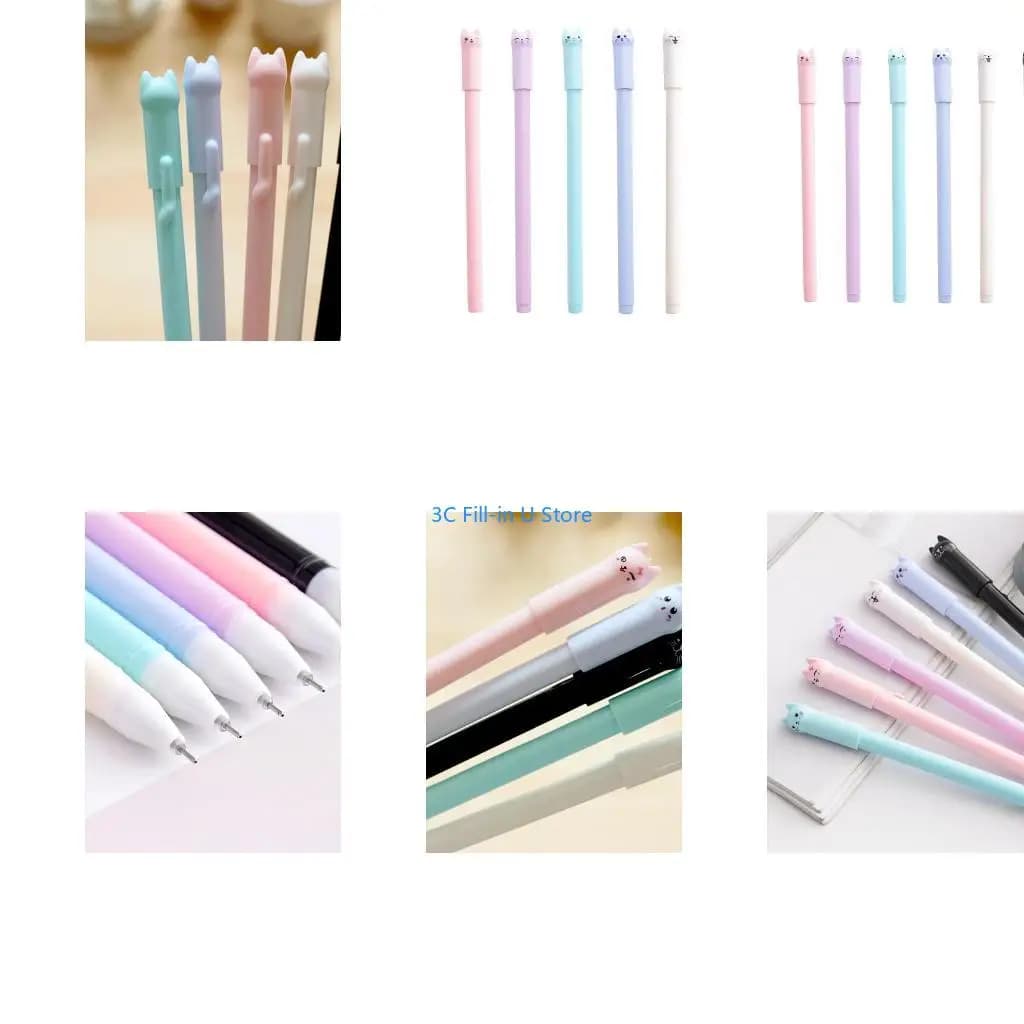 G8TA Elegant for Head 0.5 MM Gel Pen Cartoon Animal for Girl Women Sch