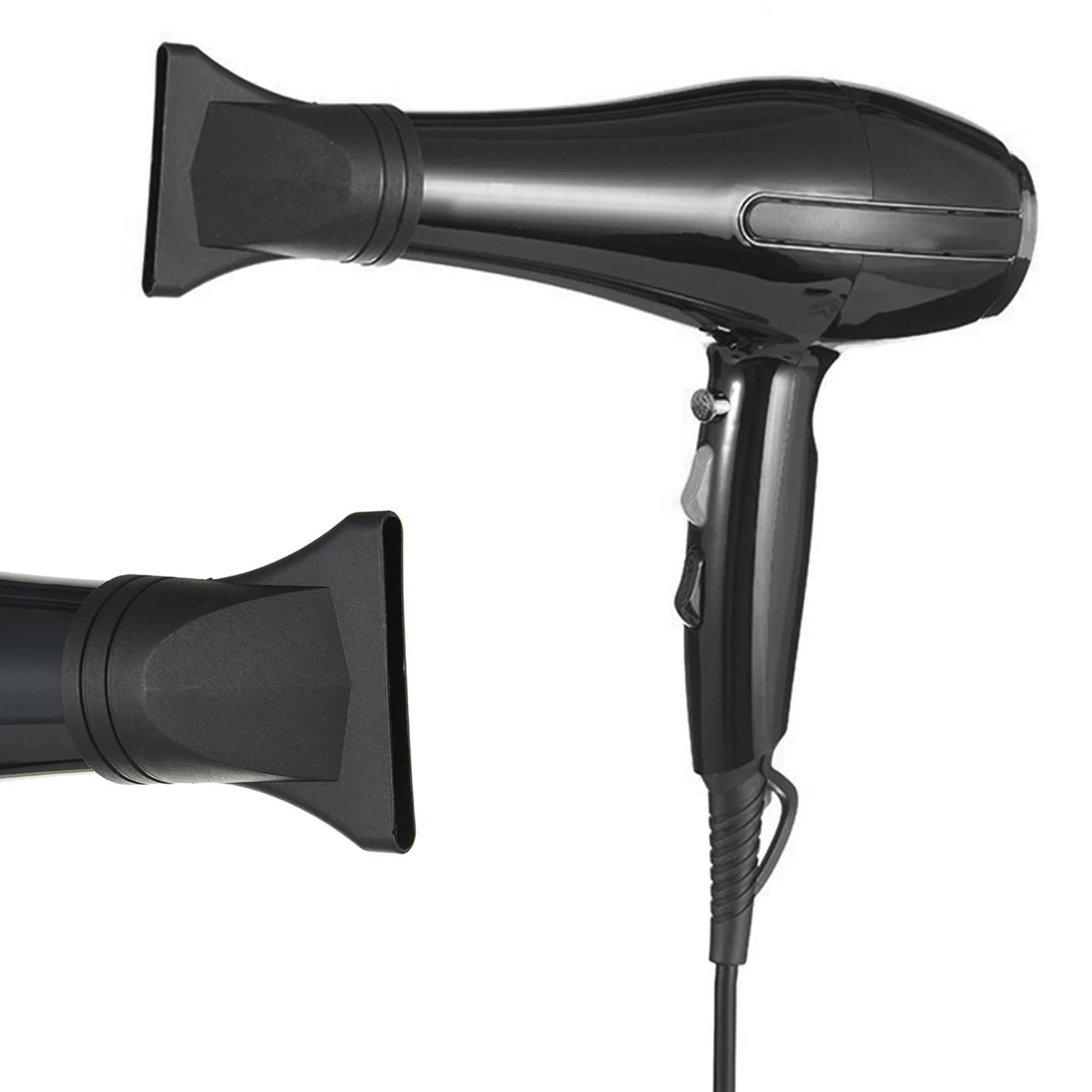 1/2 pezzi di ricambio per ugello per asciugacapelli professionale per lo styling/drizzamento dello strumento per lo styling del salone di parrucchiere domestico