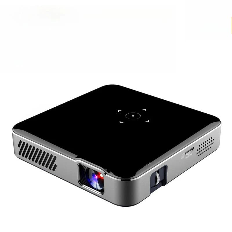 Proiettore, mini proiettore portatile da ufficio e per la casa, proiezione dello schermo del cellulare, schermo intelligente di grandi dimensioni