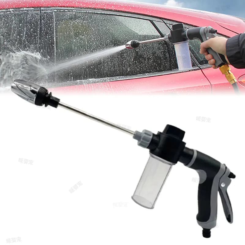 Car Washing Water Gun High-Pressure Foam Kettle Cleaning Gun External Cleaning of RV Garden Water Hose Nozzle Garden Shower Gun