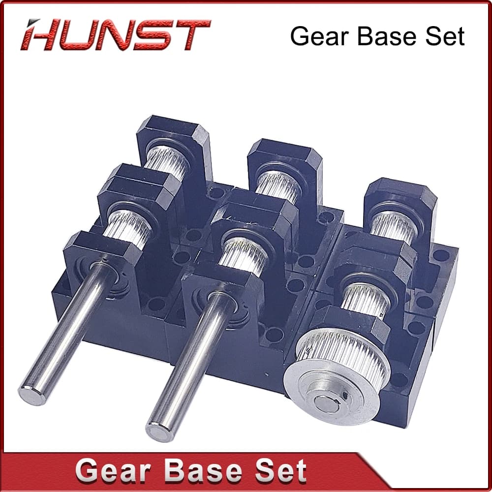 Set base ingranaggi Parti meccaniche della macchina Scatola di riduzione 3M Puleggia tenditrice tenditore Puleggia per macchina da taglio per incisione laser