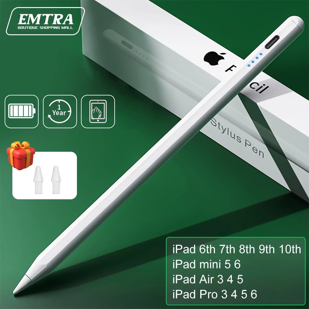 Per Apple Pencil Palm Rejection Per Apple Pencil 2 1 Penna stilo iPad 2022 2021 2020 2019 Pro 11 12.9 Air 4 5 7 8 9 10th mini 5 6