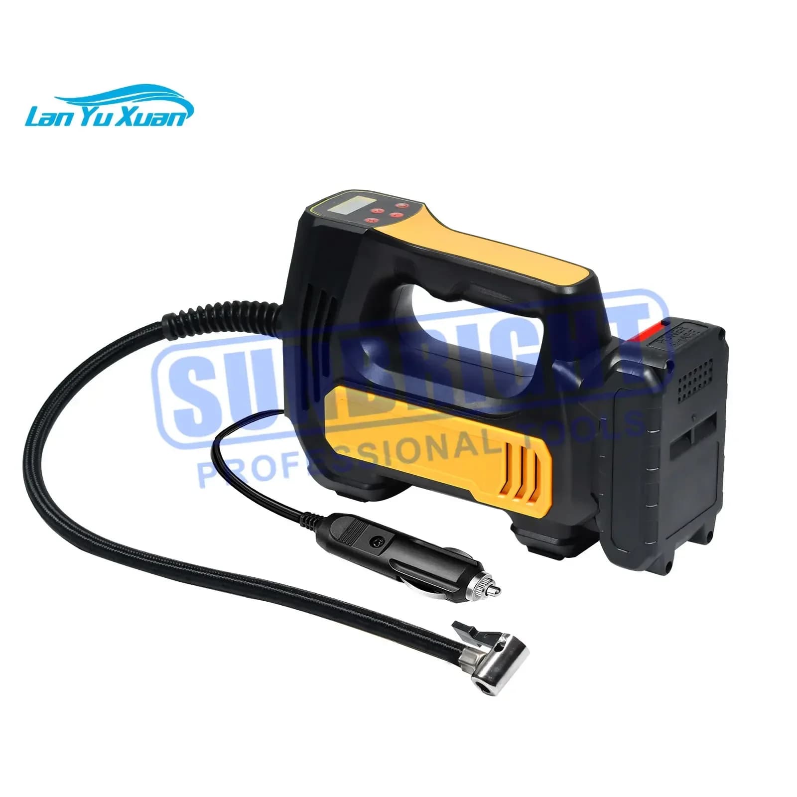 Compressore d'Aria Portatile 12V 150PSI per Auto, E-Bike, Palloni e Moto