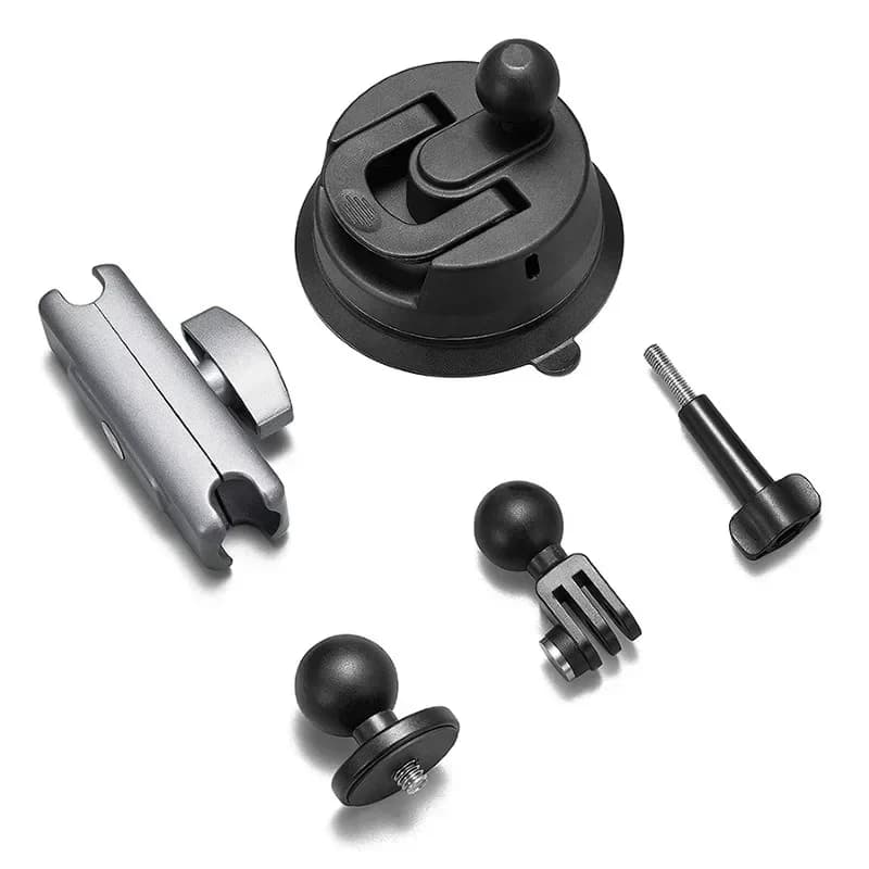 Supporto per parabrezza per auto Supporto a ventosa per GoPro Hero Max 11 10 9 8 7 6 5 DJI OSMO Action Camera per iPhone Smartphone