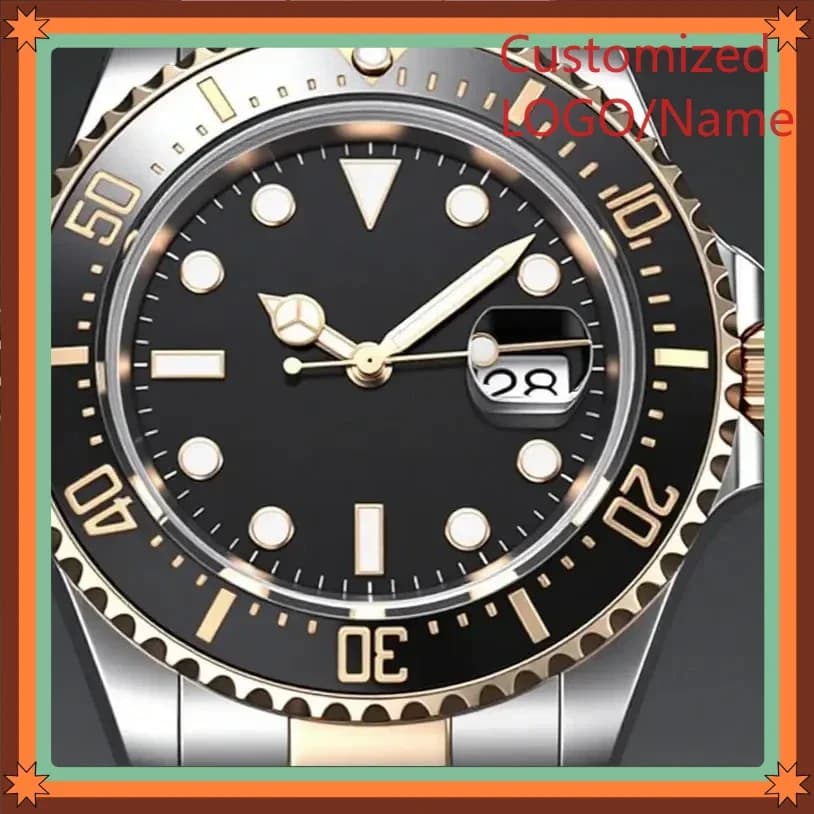 Orologi Personalizzati DONGge Store con Movimento Automatico da 44mm per Uomo in Acciaio Inossidabile 904L