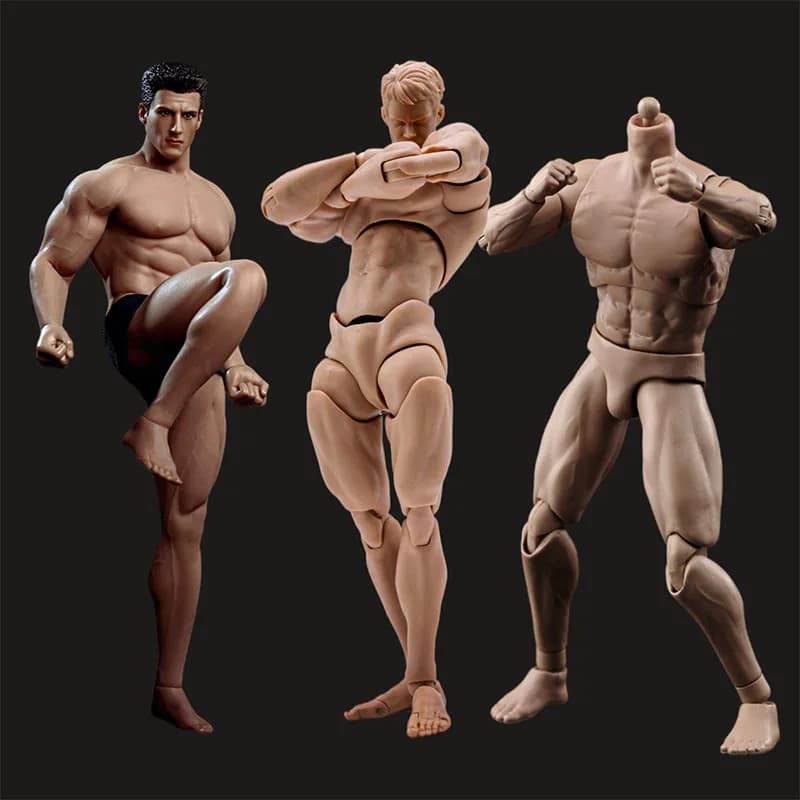 Modellino Action Figure Maschile Super Flessibile Scala 1/12 TM01 TM02, Corpo Senza Cuciture Wind Toys AM116 MB101 JO-010, Bambole con Corpo Articolato