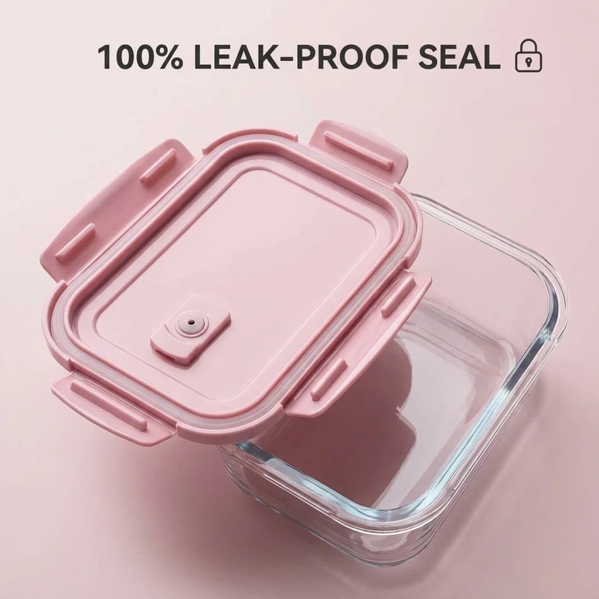 Contenitori per Pranzo Impilabili con Coperchi, Adatti al Microonde e Antisgocciolamento, Set da 2 (400ml/650ml/1090ml) per Preparazione Pasti