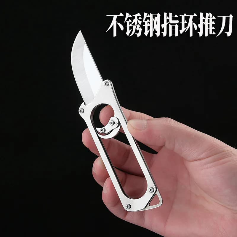 Coltello a spillo in acciaio inossidabile, coltello affilato per campeggio all'aperto, coltello da carne, portatile, coltello per apertura pacchi per consegne express