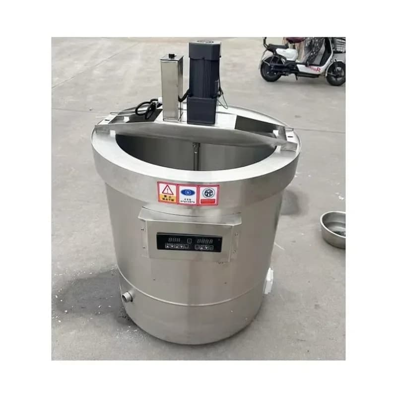 Bollitore Industriale Elettrico a Vapore per Sciroppo di Zucchero 71L-1000L, Pentola per Cottura Caramelle con Agitatore