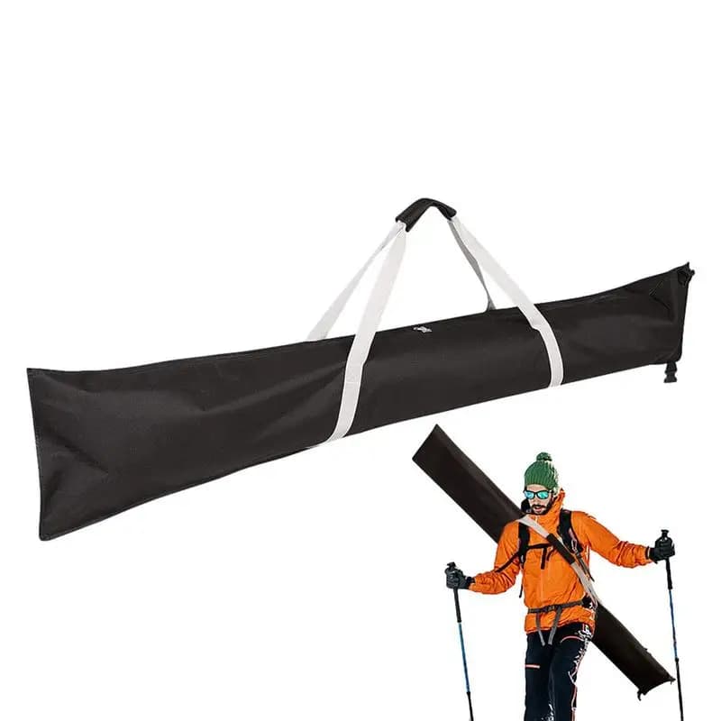 Borsa da campeggio per sci all'aperto da 185 cm Maniglia durevole Borsa da viaggio per attrezzatura da sci e snowboard Impermeabile per guanti da snowboard