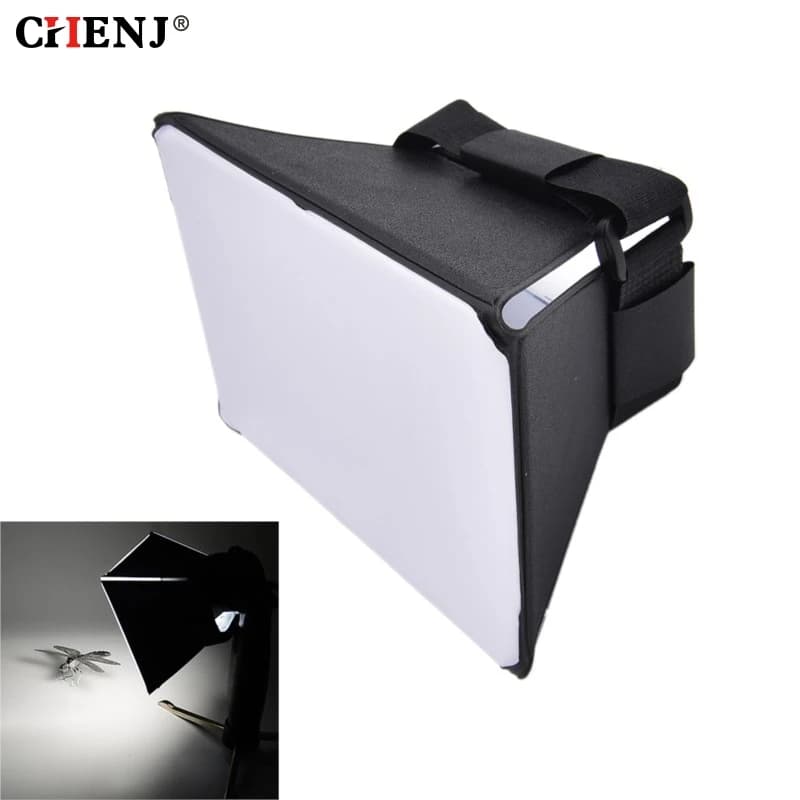 Universale portatile Flash diffusore luce Softbox Speedlight Soft Box per DSLR fotocamera Pentax Minolta Flash Light diffusore Dropship